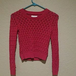 Justice hot pink sweater